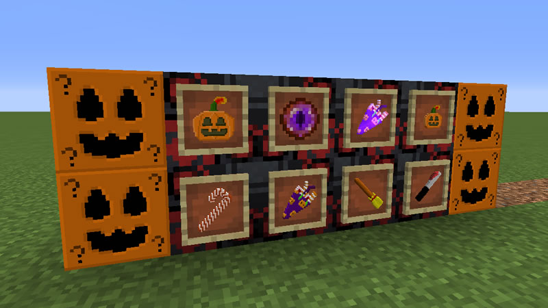 Halloween LuckyBlocks 1.14.4/1.12.2/1.8 - Minecraft Mods